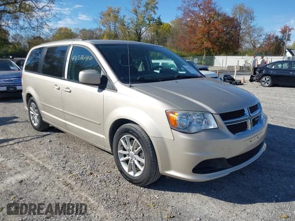 ✅ 2014 Dodge Grand Caravan SXT • VIN: 2C4RDGCG6ER320109 • Lot: 43586410. Wystawiony na IAAI z przebiegiem 192 923 mil. Bezpłatny archiwum sprzedaży aukcyjnych z USA i szczegółowy raport historii pojazdu na DreamBid. Zdjęcie 1.