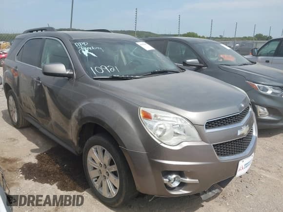 ✅ 2010 Chevrolet Equinox 2LT • VIN: 2CNALPEW5A6395363 • Lot: 43153087. Listed on IAAI with Not provided. Free auction sales archive from the USA and detailed vehicle history report at DreamBid. Image 1.