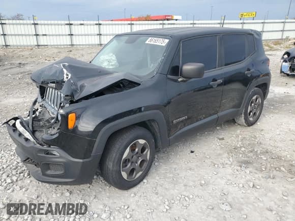 ✅ 2015 Jeep Renegade Sport • VIN: ZACCJAAT1FPB24029 • Lot: 86165175. Listed on Copart with Not provided. Free auction sales archive from the USA and detailed vehicle history report at DreamBid. Image 1.