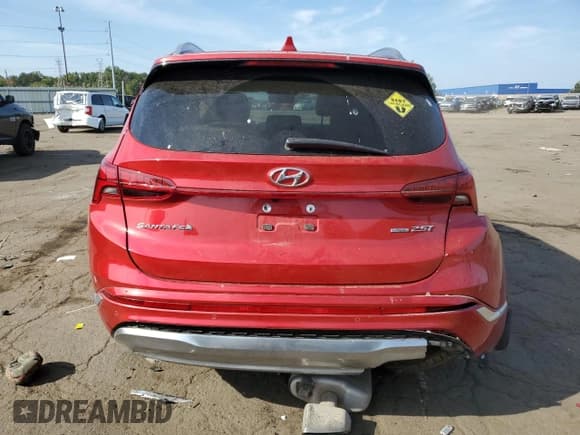 ✅ 2022 Hyundai Santa Fe Calligraphy • VIN: 5NMS5DAL3NH404217 • Lot: 81130115. Listed on Copart with 39,434 mi. Free auction sales archive from the USA and detailed vehicle history report at DreamBid. Image 6.