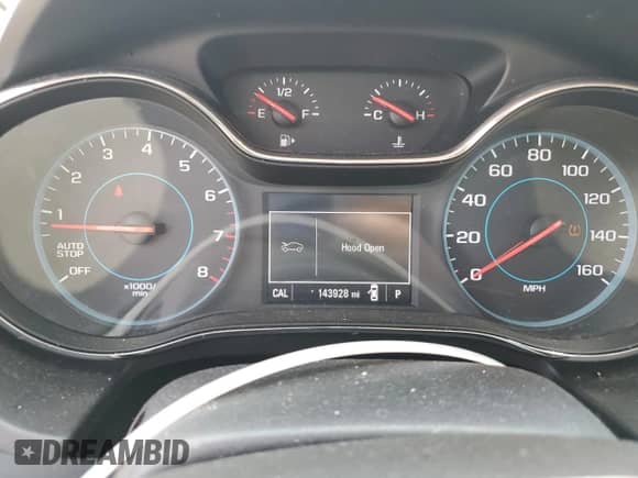 2016 Chevrolet Cruze Premier with VIN 1G1BG5SM0G7269465, listed as a Copart auction lot 82115635 with 143,928 mi miles and Salvage title. Bid and sale history available at DreamBid. Image 9.