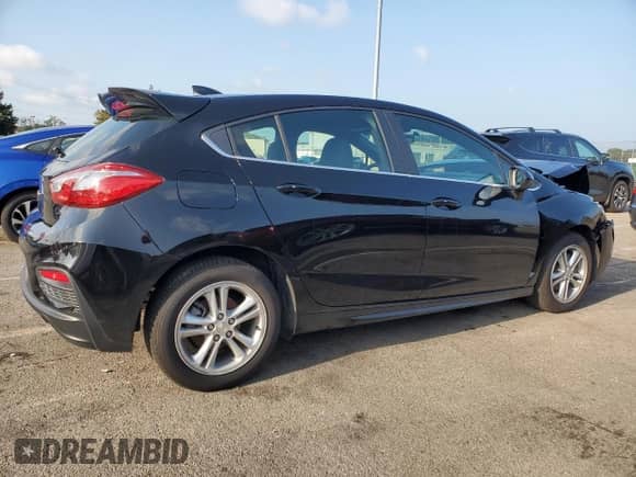 2018 Chevrolet Cruze LT with VIN 3G1BD6SM1JS650409, listed as a Copart auction lot 65336244 with 58,036 mi miles and Salvage title. Bid and sale history available at DreamBid. Image 3.