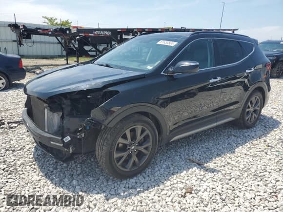 ✅ 2017 Hyundai Santa Fe Ultimate • VIN: 5XYZWDLA4HG479546 • Лот: 61655884. Опубликован ранее на Copart с пробегом 71 638 миль. Бесплатный доступ к архиву аукционных продаж из США и подробный отчёт об истории автомобиля на DreamBid. Изображение 1.