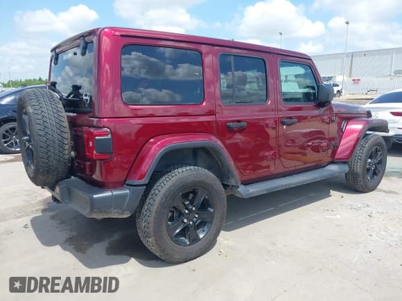 ✅ 2021 Jeep Wrangler Unlimited Sahara Altitude • VIN: 1C4HJXEG5MW649214 • Лот: 42329891. Опубликован ранее на IAAI с пробегом 71 275 миль. Бесплатный доступ к архиву аукционных продаж из США и подробный отчёт об истории автомобиля на DreamBid. Изображение 4.