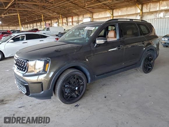 ✅ 2024 Kia Telluride SX Prestige X-Line • VIN: 5XYP5DGCXRG519605 • Lot: 95146945. Wystawiony na Copart z przebiegiem 21 183 mil. Bezpłatny archiwum sprzedaży aukcyjnych z USA i szczegółowy raport historii pojazdu na DreamBid. Zdjęcie 1.