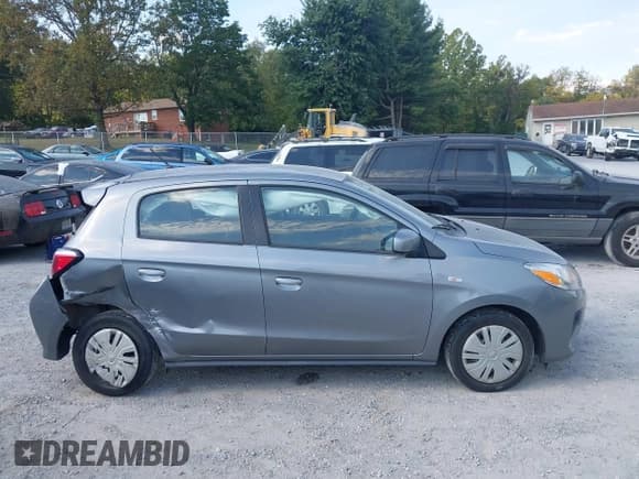 ✅ 2021 Mitsubishi Mirage ES • VIN: ML32AUHJ2MH003227 • Lot: 43197637. Listed on IAAI with 68,889 mi. Free auction sales archive from the USA and detailed vehicle history report at DreamBid. Image 14.