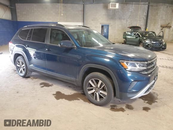 ✅ 2022 Volkswagen Atlas SE • VIN: 1V2DP2CA8NC520870 • Lot: 83936415. Listed on Copart with 87,867 mi. Free auction sales archive from the USA and detailed vehicle history report at DreamBid. Image 4.