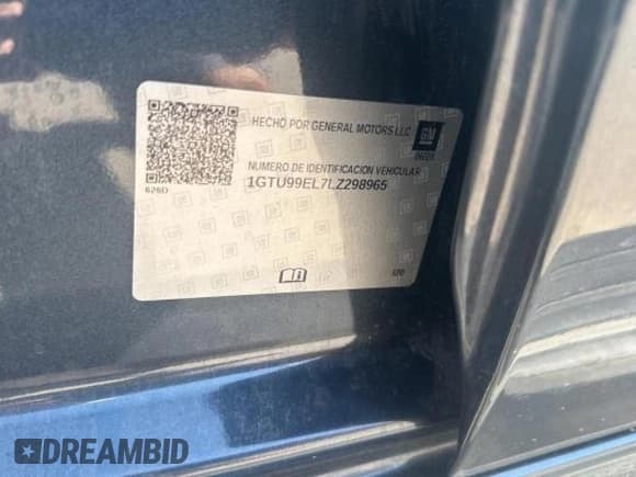 ✅ 2020 GMC Sierra 1500 • VIN: 1GTU99EL7LZ298965 • Lot: 76543944. Wystawiony na Copart z przebiegiem 74 502 mil. Bezpłatny archiwum sprzedaży aukcyjnych z USA i szczegółowy raport historii pojazdu na DreamBid. Zdjęcie 10.