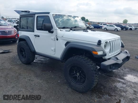 ✅ 2018 Jeep Wrangler Sport S • VIN: 1C4GJXAG2JW225146 • Lot: 42292565. Listed on IAAI with 54,885 mi. Free auction sales archive from the USA and detailed vehicle history report at DreamBid. Image 1.