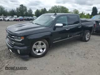 2017 Chevrolet Silverado 1500 LTZ with VIN 3GCUKSEC7HG326847, listed as a Copart auction lot 67840605 with 134,853 mi miles and Salvage title. Bid and sale history available at DreamBid. Image 1.