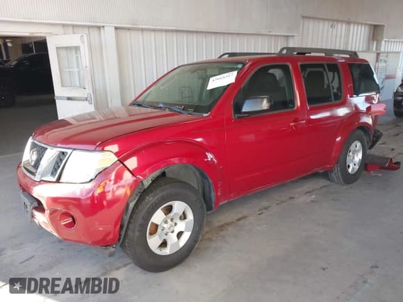 ✅ 2012 Nissan Pathfinder S • VIN: 5N1AR1NN5CC625965 • Lot: 43664317. Listed on IAAI with 226,020 mi. Free auction sales archive from the USA and detailed vehicle history report at DreamBid. Image 2.