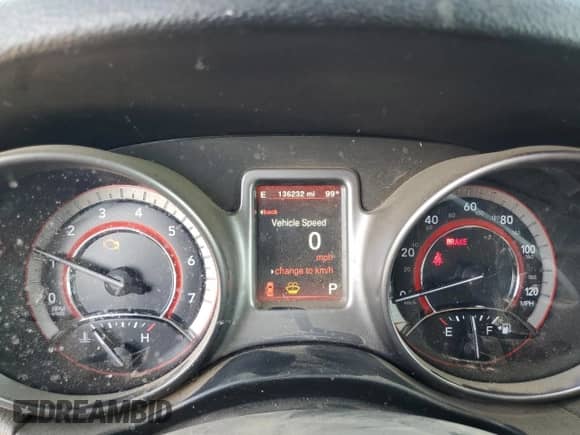 2018 Dodge Journey Crossroad with VIN 3C4PDCGG4JT475761, listed as a Copart auction lot 80506595 with 136,232 mi miles and Salvage title. Bid and sale history available at DreamBid. Image 9.