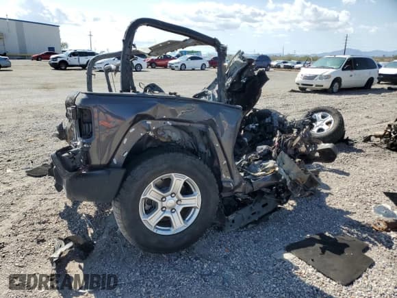 ✅ 2020 Jeep Wrangler Sport S • VIN: 1C4GJXAG3LW236837 • Lot: 59803975. Listed on Copart with Not provided. Free auction sales archive from the USA and detailed vehicle history report at DreamBid. Image 3.