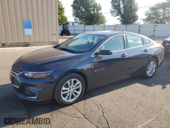 2016 Chevrolet Malibu LT with VIN 1G1ZE5ST7GF181109, listed as a Copart auction lot 80859125 with 118,447 mi miles and Salvage title. Bid and sale history available at DreamBid. Image 1.