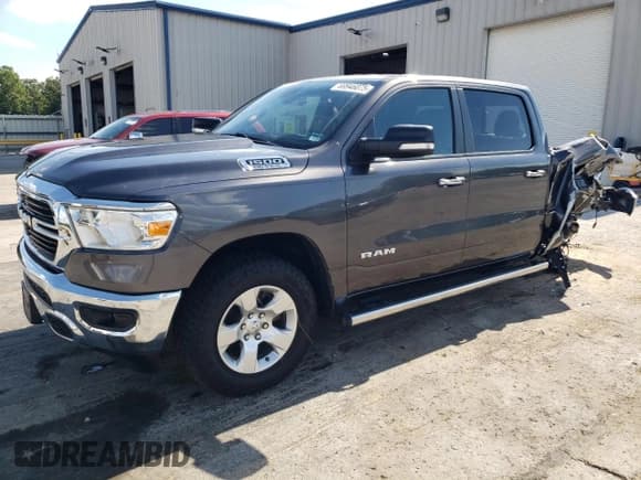 ✅ 2019 Ram 1500 Big Horn • VIN: 1C6SRFMT9KN626844 • Lot: 69946075. Wystawiony na Copart z przebiegiem 64 305 mil. Bezpłatny archiwum sprzedaży aukcyjnych z USA i szczegółowy raport historii pojazdu na DreamBid. Zdjęcie 1.