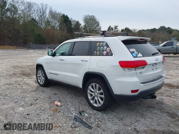 ✅ 2017 Jeep Grand Cherokee Limited • VIN: 1C4RJEBG0HC647620 • Lot: 43830095. Wystawiony na IAAI z przebiegiem 168 977 mil. Bezpłatny archiwum sprzedaży aukcyjnych z USA i szczegółowy raport historii pojazdu na DreamBid. Zdjęcie 3.