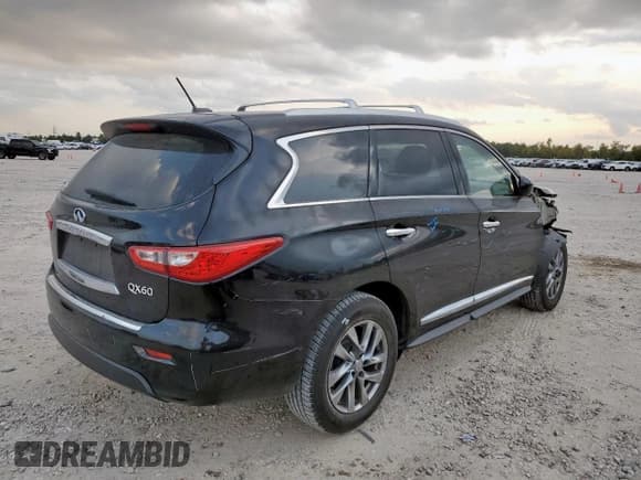 ✅ 2014 Infiniti QX60 • VIN: 5N1AL0MN6EC524952 • Lot: 92525305. Listed on Copart with 147,911 mi. Free auction sales archive from the USA and detailed vehicle history report at DreamBid. Image 3.