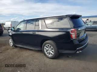 2021 Chevrolet Suburban Premier z VIN 1GNSKFKD8MR301307, wystawiony jako Copart lot #90819155 z przebiegiem 55 562 mil mil oraz Szkoda całkowita • Salvage title. Historia ofert i sprzedaży dostępna na DreamBid. Obrazek 2.