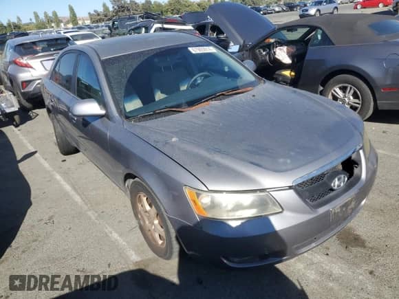 2006 Hyundai Sonata GLS with VIN 5NPEU46F16H021741, listed as a Copart auction lot 67905914 with 166,614 mi miles and Salvage title. Bid and sale history available at DreamBid. Image 4.