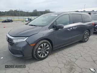 ✅ 2023 Honda Odyssey EX-L • VIN: 5FNRL6H67PB058337 • Lot: 82755585. Wystawiony na Copart z przebiegiem 41 725 mil. Bezpłatny archiwum sprzedaży aukcyjnych z USA i szczegółowy raport historii pojazdu na DreamBid. Zdjęcie 1.
