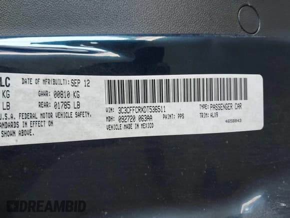 ✅ 2013 FIAT 500 Lounge • VIN: 3C3CFFCRXDT536511 • Lot: 42917983. Wystawiony na IAAI z przebiegiem 119 011 mil. Bezpłatny archiwum sprzedaży aukcyjnych z USA i szczegółowy raport historii pojazdu na DreamBid. Zdjęcie 9.