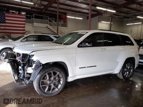 ✅ 2020 Jeep Grand Cherokee Limited X • VIN: 1C4RJFBT8LC185531 • Lot: 46288235. Listed on Copart with 71,291 mi. Free auction sales archive from the USA and detailed vehicle history report at DreamBid. Image 1.