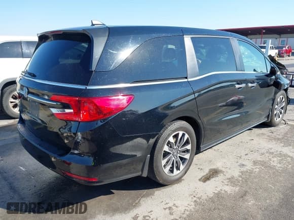 ✅ 2023 Honda Odyssey EX-L • VIN: 5FNRL6H62PB076597 • Lot: 43442325. Listed on IAAI with 137,643 mi. Free auction sales archive from the USA and detailed vehicle history report at DreamBid. Image 4.