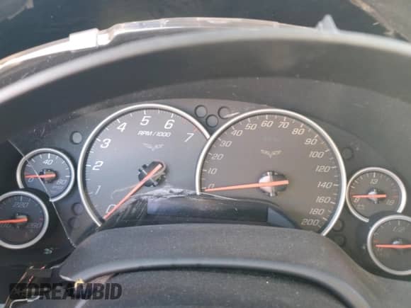 2005 Chevrolet Corvette with VIN 1G1YY34U755124957, listed as a Copart auction lot 80892744 with Not provided miles and Salvage title. Bid and sale history available at DreamBid. Image 9.