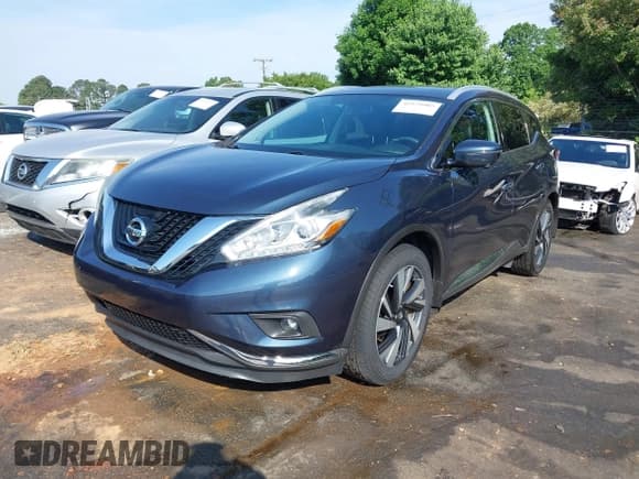 ✅ 2017 Nissan Murano SL • VIN: 5N1AZ2MH3HN116082 • Lot: 42129905. Wystawiony na IAAI z przebiegiem 55 683 mil. Bezpłatny archiwum sprzedaży aukcyjnych z USA i szczegółowy raport historii pojazdu na DreamBid. Zdjęcie 2.