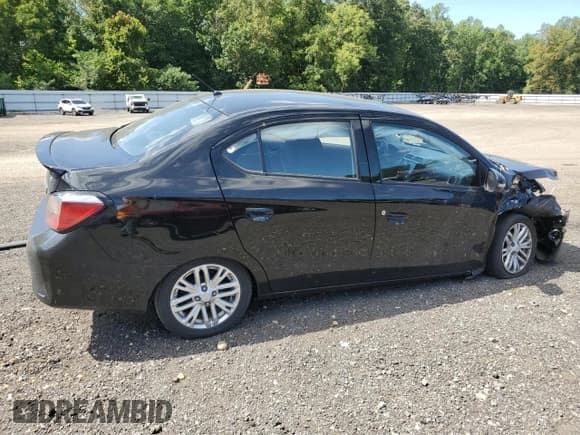 ✅ 2021 Mitsubishi Mirage SE • VIN: ML32FVFJ4MHF07470 • Lot: 70082305. Listed on Copart with 46,639 mi. Free auction sales archive from the USA and detailed vehicle history report at DreamBid. Image 3.