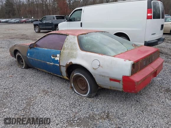 ✅ 1983 Pontiac Firebird • VIN: 1G2AS8718DN214145 • Lot: 43756736. Wystawiony na IAAI z przebiegiem Nie podano. Bezpłatny archiwum sprzedaży aukcyjnych z USA i szczegółowy raport historii pojazdu na DreamBid. Zdjęcie 3.