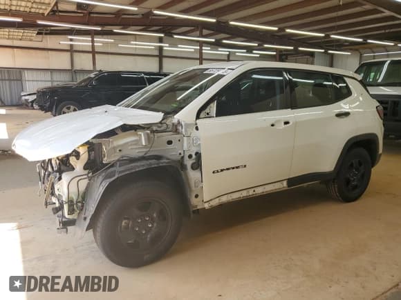 ✅ 2021 Jeep Compass Sport • VIN: 3C4NJCABXMT514919 • Lot: 66729615. Listed on Copart with 44,251 mi. Free auction sales archive from the USA and detailed vehicle history report at DreamBid. Image 1.