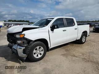 2019 Chevrolet Silverado 1500 Work Truck z VIN 3GCPWAEF3KG162932, wystawiony jako Copart lot #67614965 z przebiegiem 106 012 mil mil oraz Szkoda całkowita • Salvage title. Historia ofert i sprzedaży dostępna na DreamBid. Obrazek 1.