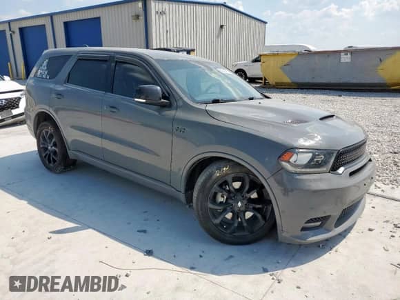 2019 Dodge Durango R/T with VIN 1C4SDHCT7KC604485, listed as a Copart auction lot 80928855 with 127,159 mi miles and Salvage title. Bid and sale history available at DreamBid. Image 4.