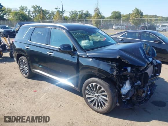 2024 Hyundai Palisade Calligraphy с VIN KM8R7DGE5RU791736, выставлен на аукционе IAAI как лот 43246151 с пробегом 9 939 миль миль и . История ставок и продаж доступна на DreamBid. Изображение 1.