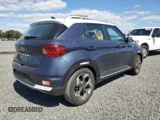 ✅ 2022 Hyundai Venue Limited • VIN: KMHRC8A3XNU170822 • Lot: 77037074. Listed on Copart with Not provided. Free auction sales archive from the USA and detailed vehicle history report at DreamBid. Image 3.