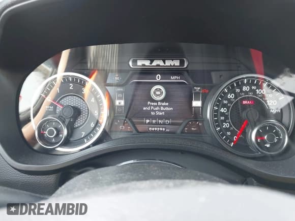 ✅ 2023 Ram 1500 Big Horn • VIN: 1C6RRFFG8PN671943 • Lot: 41679406. Listed on IAAI with 49,296 mi. Free auction sales archive from the USA and detailed vehicle history report at DreamBid. Image 7.