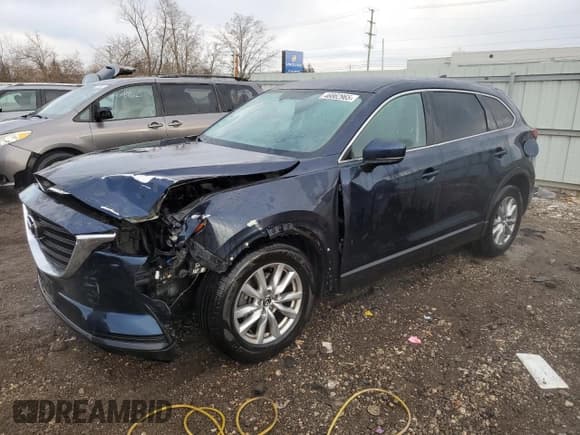 ✅ 2017 Mazda CX-9 Sport • VIN: JM3TCABY9H0142833 • Lot: 46862965. Listed on Copart with 63,537 mi. Free auction sales archive from the USA and detailed vehicle history report at DreamBid. Image 1.