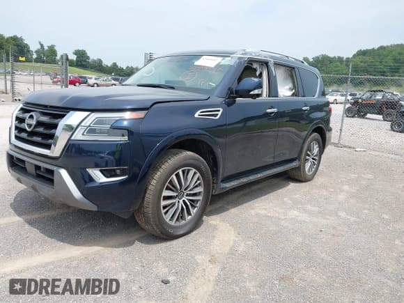 ✅ 2024 Nissan Armada SL • VIN: JN8AY2BD3R9706983 • Лот: 42445607. Опубликован ранее на IAAI с пробегом 10 194 миль. Бесплатный доступ к архиву аукционных продаж из США и подробный отчёт об истории автомобиля на DreamBid. Изображение 2.