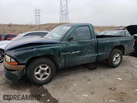 ✅ 1999 Dodge Dakota Sport • VIN: 1B7FL26P0XS238592 • Lot: 44935435. Wystawiony na Copart z przebiegiem 136 218 mil. Bezpłatny archiwum sprzedaży aukcyjnych z USA i szczegółowy raport historii pojazdu na DreamBid. Zdjęcie 1.