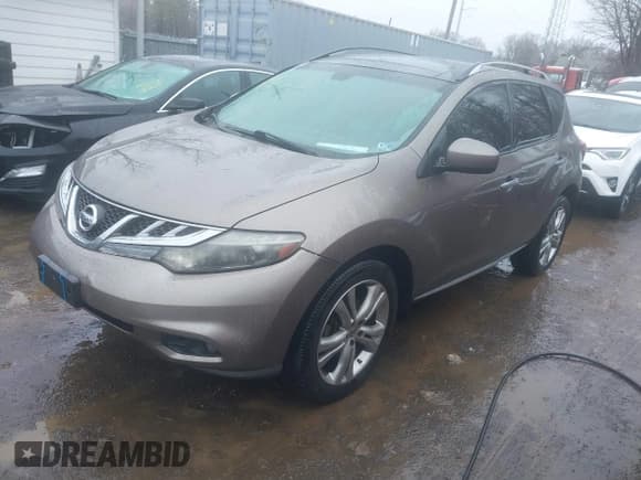 ✅ 2011 Nissan Murano SV • VIN: JN8AZ1MWXBW163922 • Lot: 41538375. Listed on IAAI with 209,484 mi. Free auction sales archive from the USA and detailed vehicle history report at DreamBid. Image 2.
