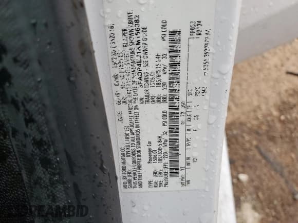 ✅ 2019 Ford Fiesta SE • VIN: 3FADP4EJ1KM156382 • Lot: 90043135. Listed on Copart with 124,140 mi. Free auction sales archive from the USA and detailed vehicle history report at DreamBid. Image 12.