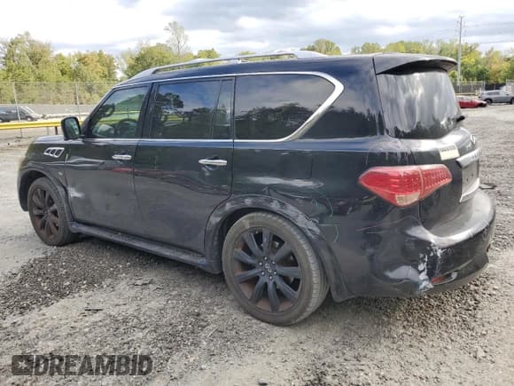 ✅ 2014 Infiniti QX80 • VIN: JN8AZ2NE9E9064698 • Lot: 85112925. Listed on Copart with 188,722 mi. Free auction sales archive from the USA and detailed vehicle history report at DreamBid. Image 2.