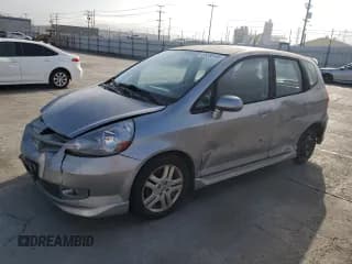 ✅ 2007 Honda Fit Sport • VIN: JHMGD38647S028183 • Lot: 85389165. Listed on Copart with 89,026 mi. Free auction sales archive from the USA and detailed vehicle history report at DreamBid. Image 1.