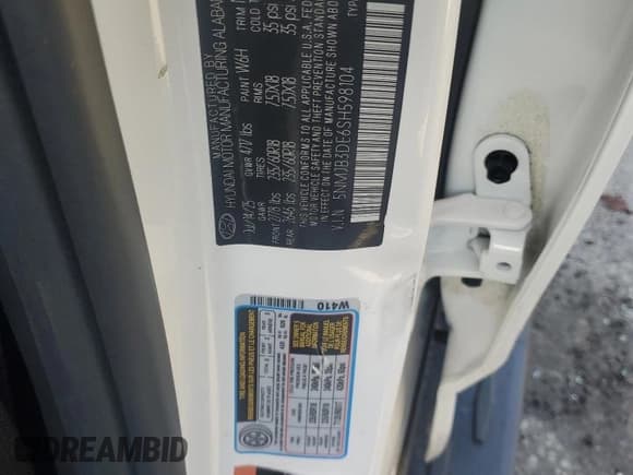 ✅ 2025 Hyundai Tucson SEL • VIN: 5NMJB3DE6SH598104 • Лот: 85674285. Опубликован ранее на Copart с пробегом Не указан. Бесплатный доступ к архиву аукционных продаж из США и подробный отчёт об истории автомобиля на DreamBid. Изображение 14.