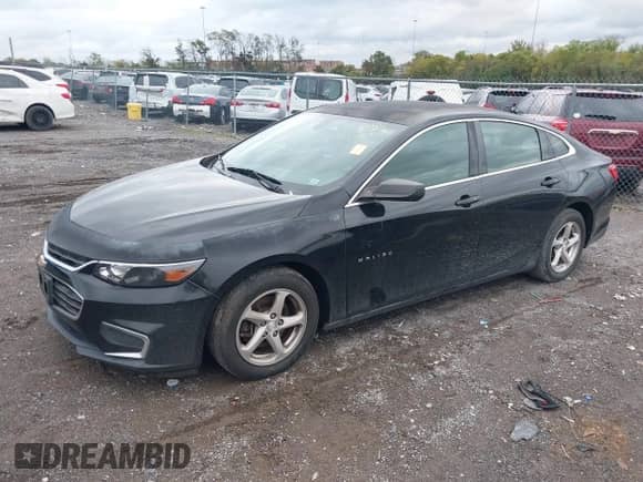 2017 Chevrolet Malibu LS with VIN 1G1ZC5ST7HF188486, listed as a IAAI auction lot 43570268 with 177,659 mi miles and . Bid and sale history available at DreamBid. Image 2.