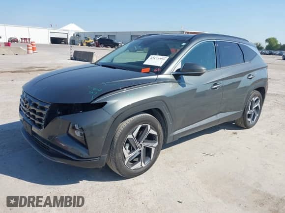 2022 Hyundai Tucson Limited z VIN KM8JE3AE7NU066266, wystawiony jako IAAI lot #43173555 z przebiegiem 76 428 mil mil oraz . Historia ofert i sprzedaży dostępna na DreamBid. Obrazek 2.