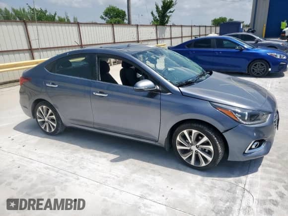 2020 Hyundai Accent Limited z VIN 3KPC34A69LE109650, wystawiony jako Copart lot #61508395 z przebiegiem Nie podano mil oraz Szkoda całkowita • Salvage title. Historia ofert i sprzedaży dostępna na DreamBid. Obrazek 4.