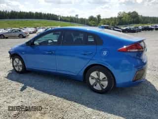 2017 Hyundai Ioniq Blue with VIN KMHC65LCXHU036910, listed as a Copart auction lot 64790123 with 111,866 mi miles and . Bid and sale history available at DreamBid. Image 2.