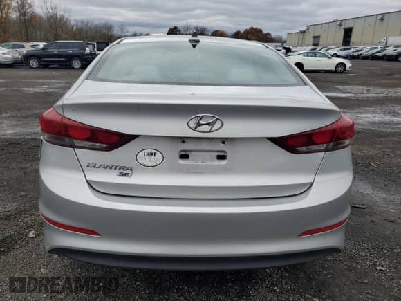 2017 Hyundai Elantra SE with VIN 5NPD74LF1HH163565, listed as a Copart auction lot 90787205 with 147,034 mi miles and Clean title. Bid and sale history available at DreamBid. Image 6.
